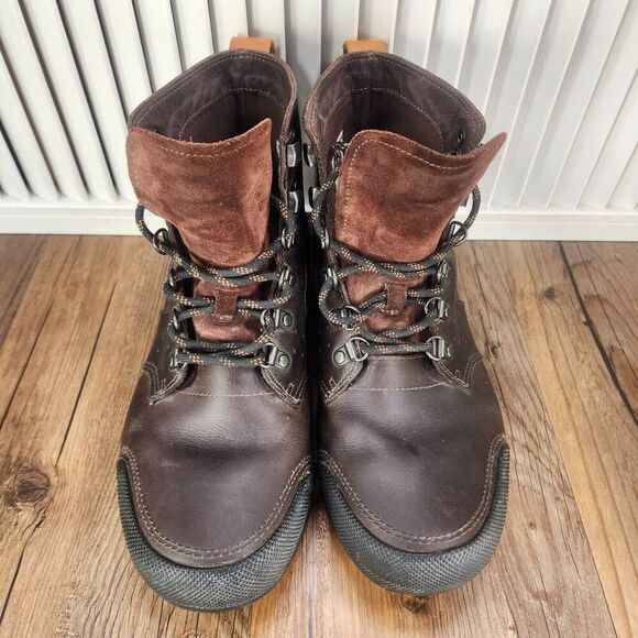 Sorel Ankeny Mid Hiker Mens Size 8 Brown Leather Outdoors Trail Lace Up Boots main image 8